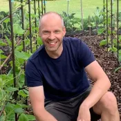 Magnus Nyquist, pedagog i Botaniska trädgården